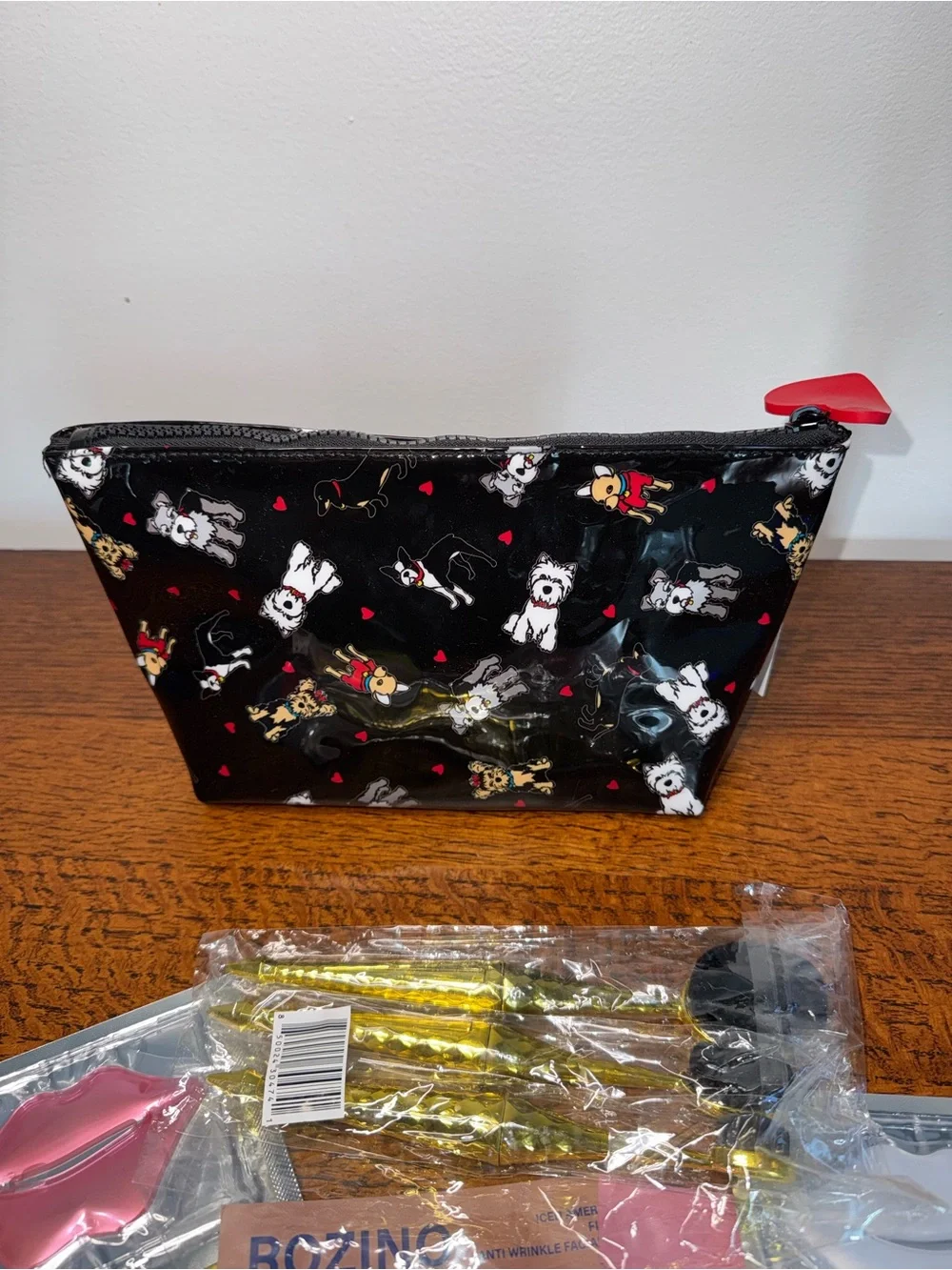 NWT Marc Tetro Dog Cosmetic Bag & Self-Care Bundle
